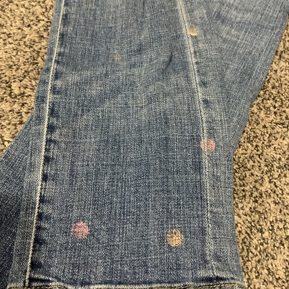 Anthropologie Pilcro & The Letterpress Hyphen Polka Dot Jeans Women’s Size 27 - Picture 3 of 6